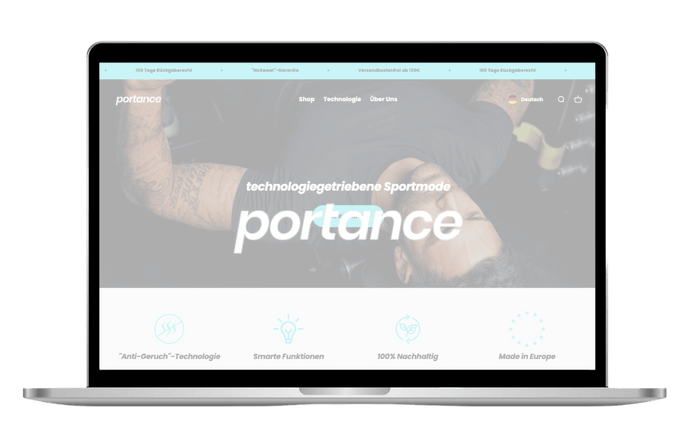 Portance – Optimierung des Shopify Shops mit dem Growth Setup