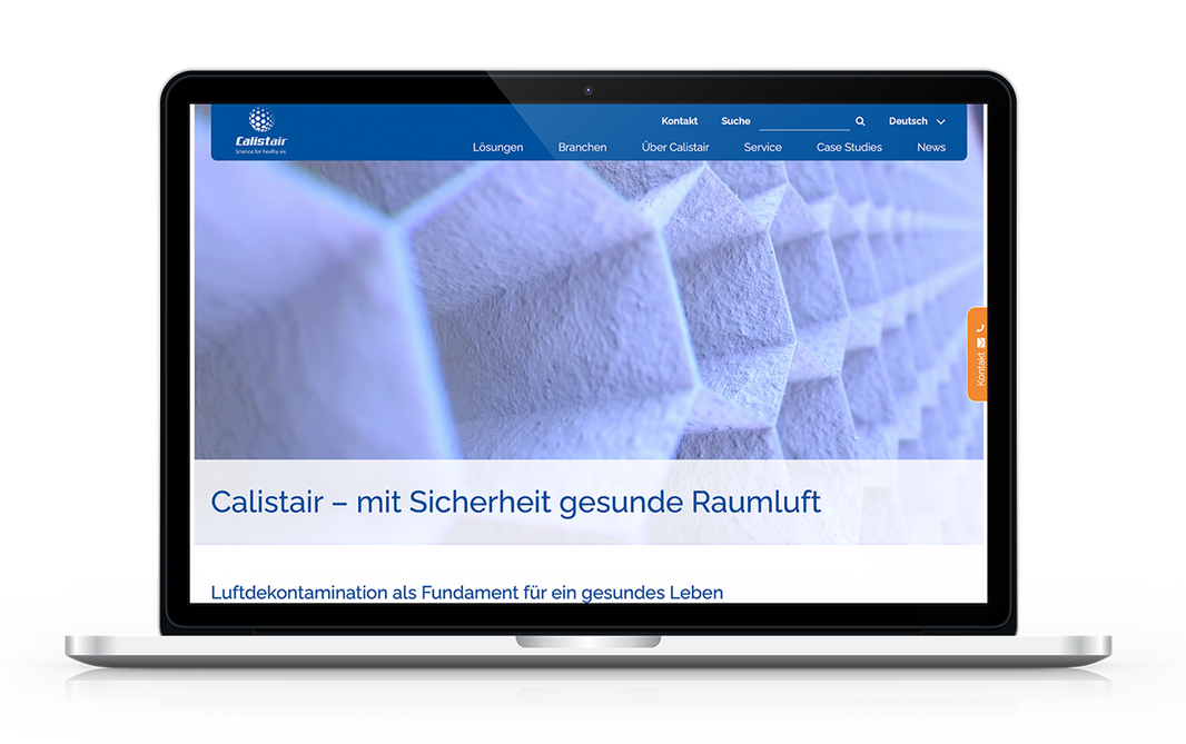 Onlineshop von Calistair auf Shopify
