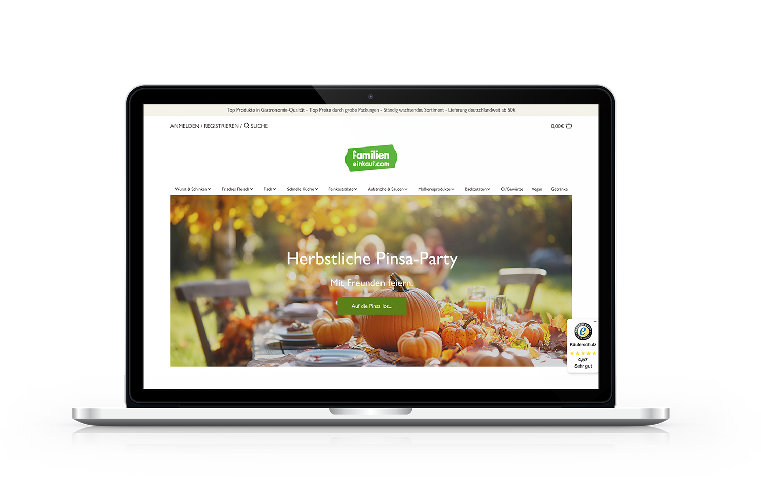 Familieneinkauf – Dein Online-Supermarkt