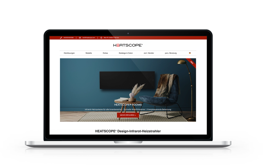 Heatscope Onlineshop auf Shopify