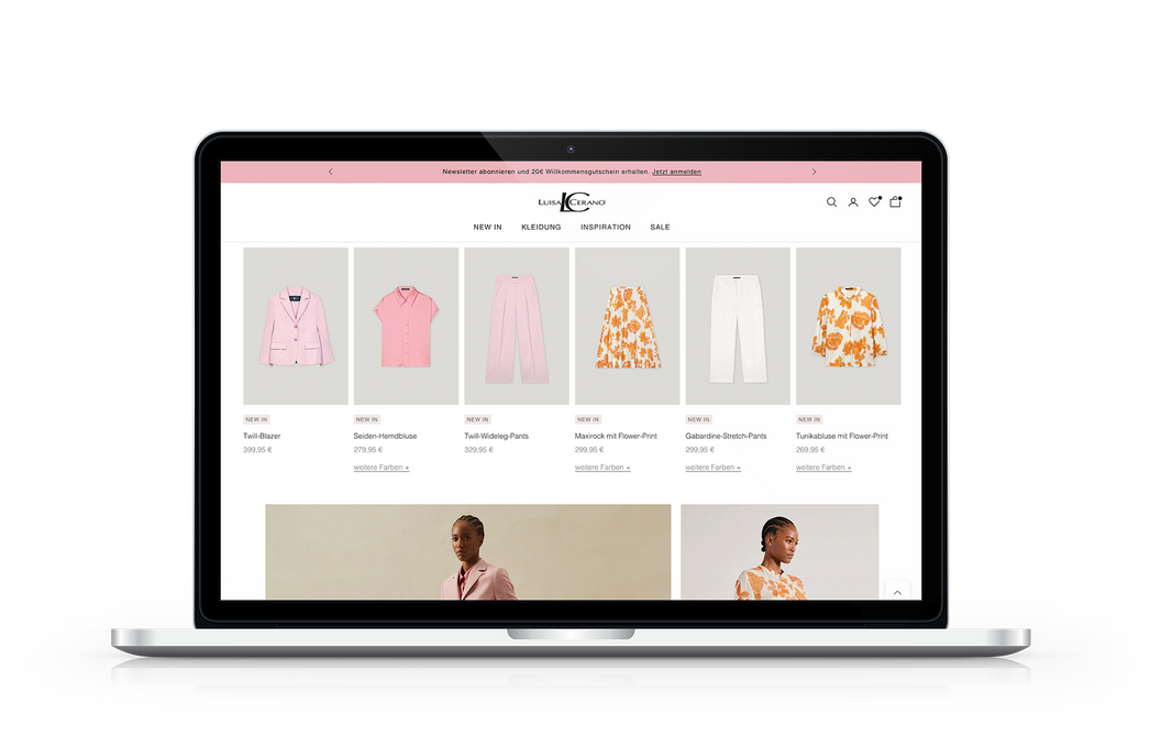 Harmonie von Brand, Inspiration und Shop: High Fashion Marke Luisa Cerano migriert zu Shopify Plus