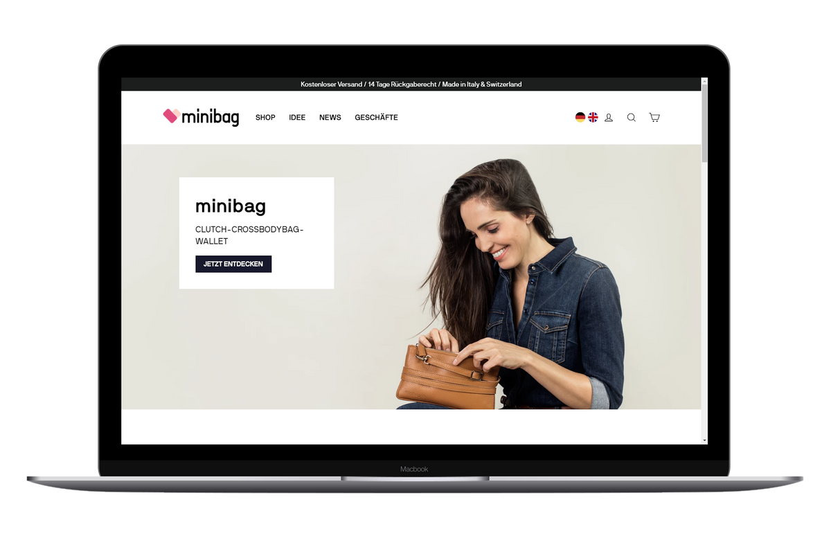 minibag - mit Shopify sauber zur Mehrsprachigkeit!