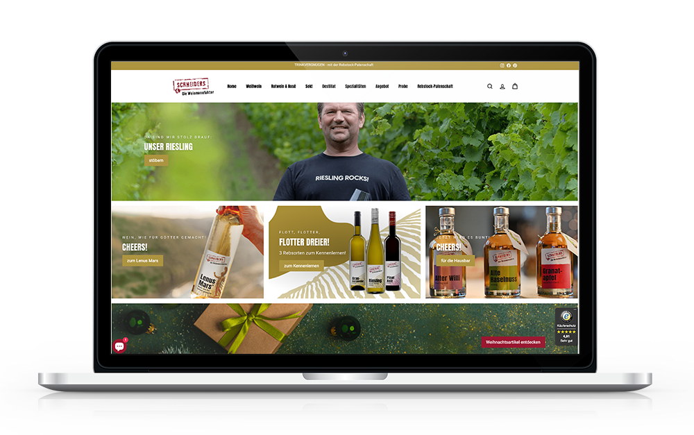 Shopify Shop Schneiders Die Weinmanufaktur 