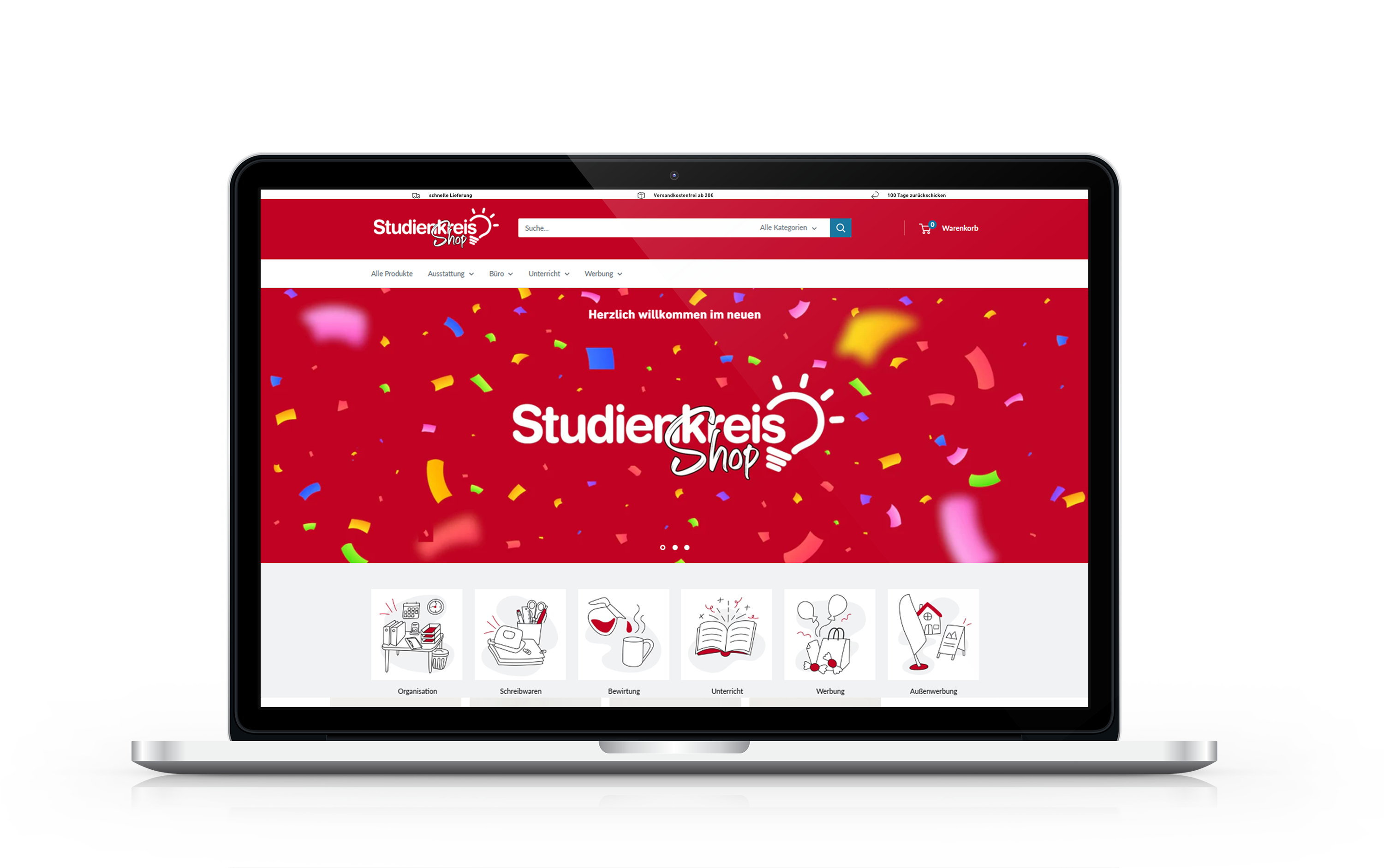 Studienkreis Webshop auf Shopify