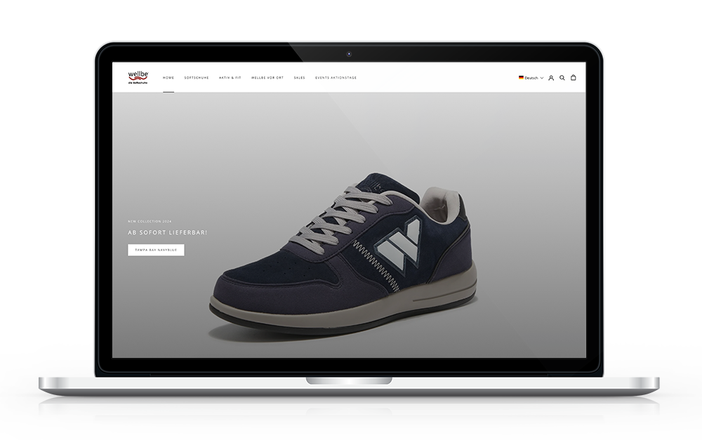 Wellbe Startseite Shopify Onlineshop
