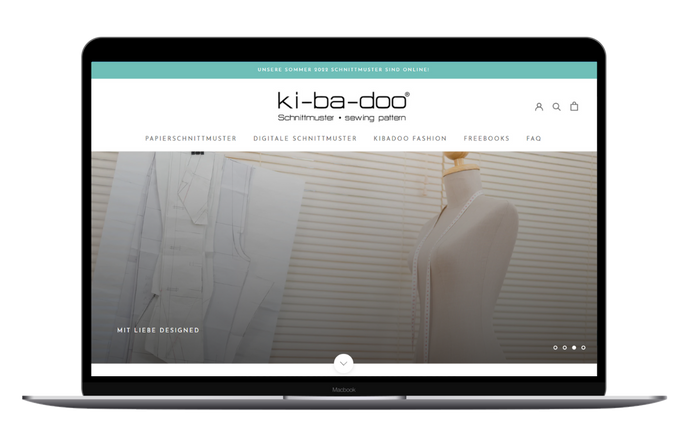 ki-ba-doo - Digitale Schnittmuster mit Shopify