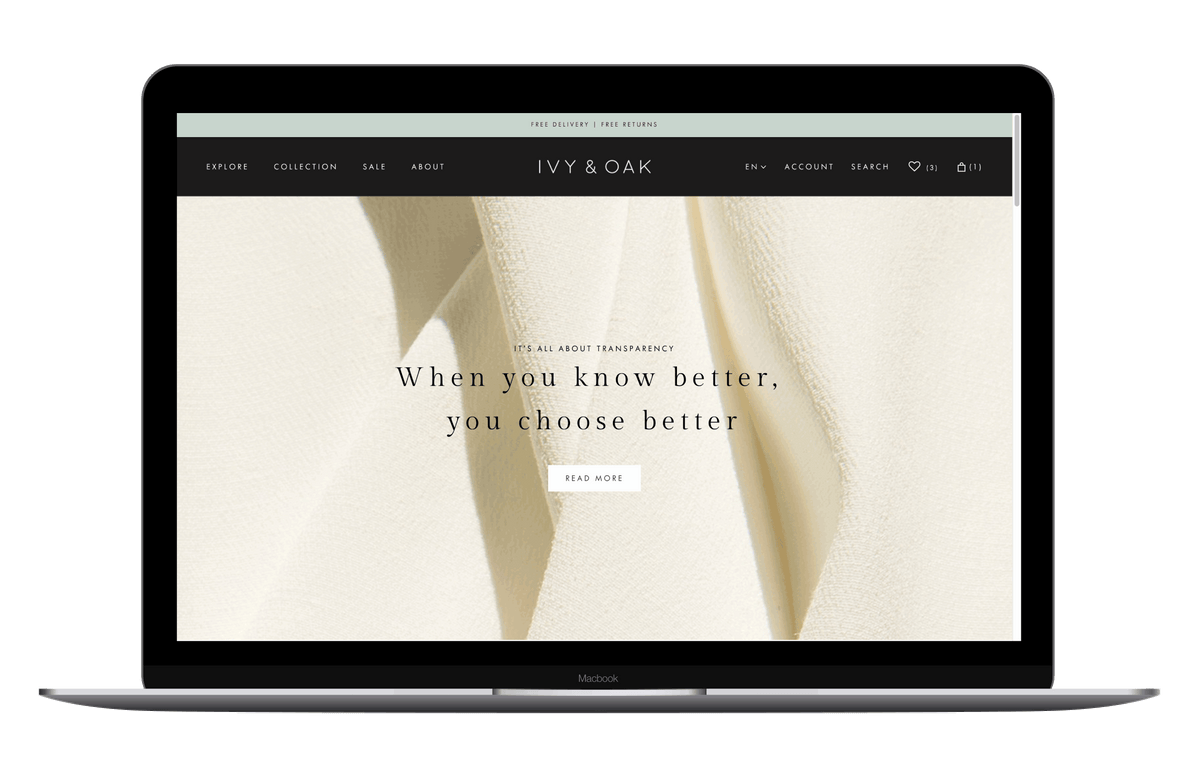 Ivy & Oak - Designermode im Designertheme