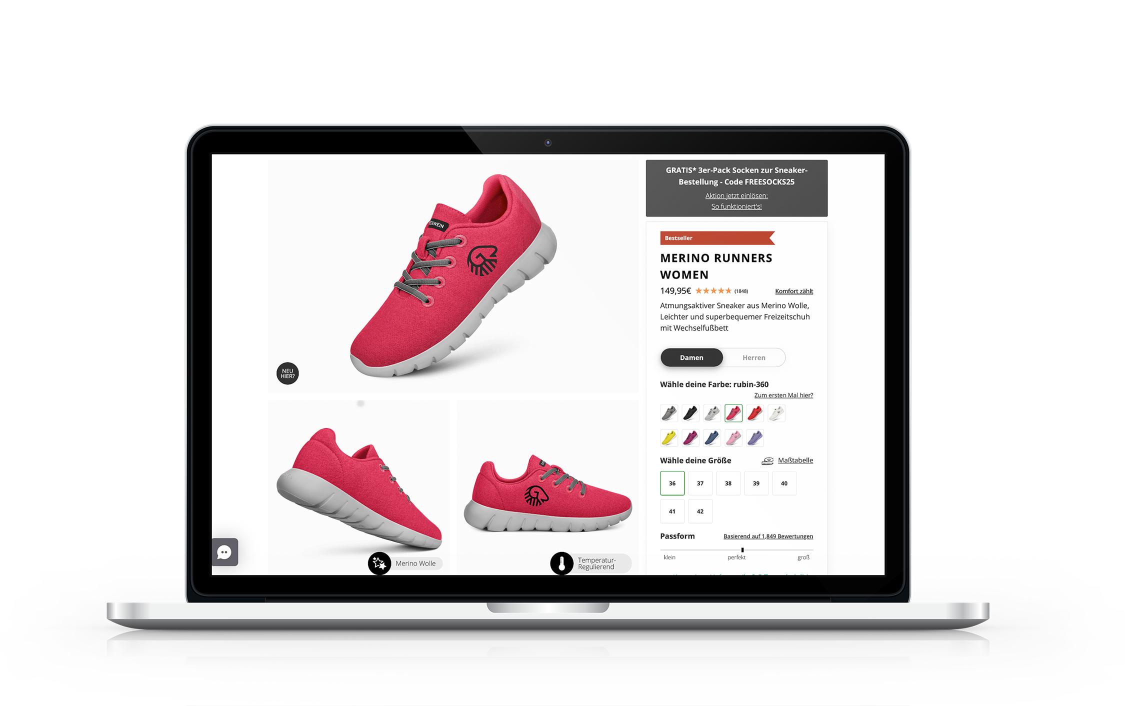 GIESSWEIN Onlineshop auf Shopify