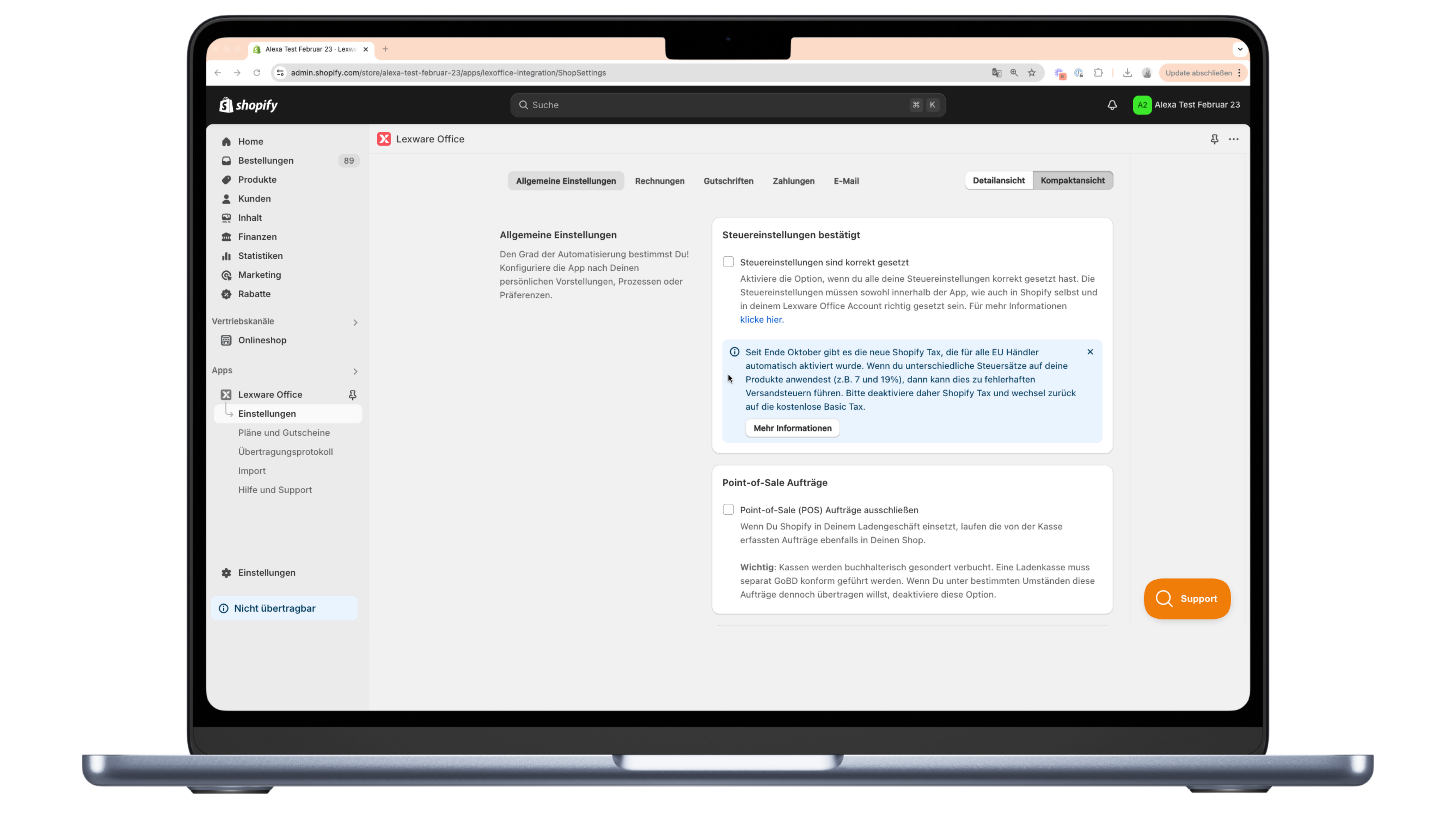 Lexware Office POS