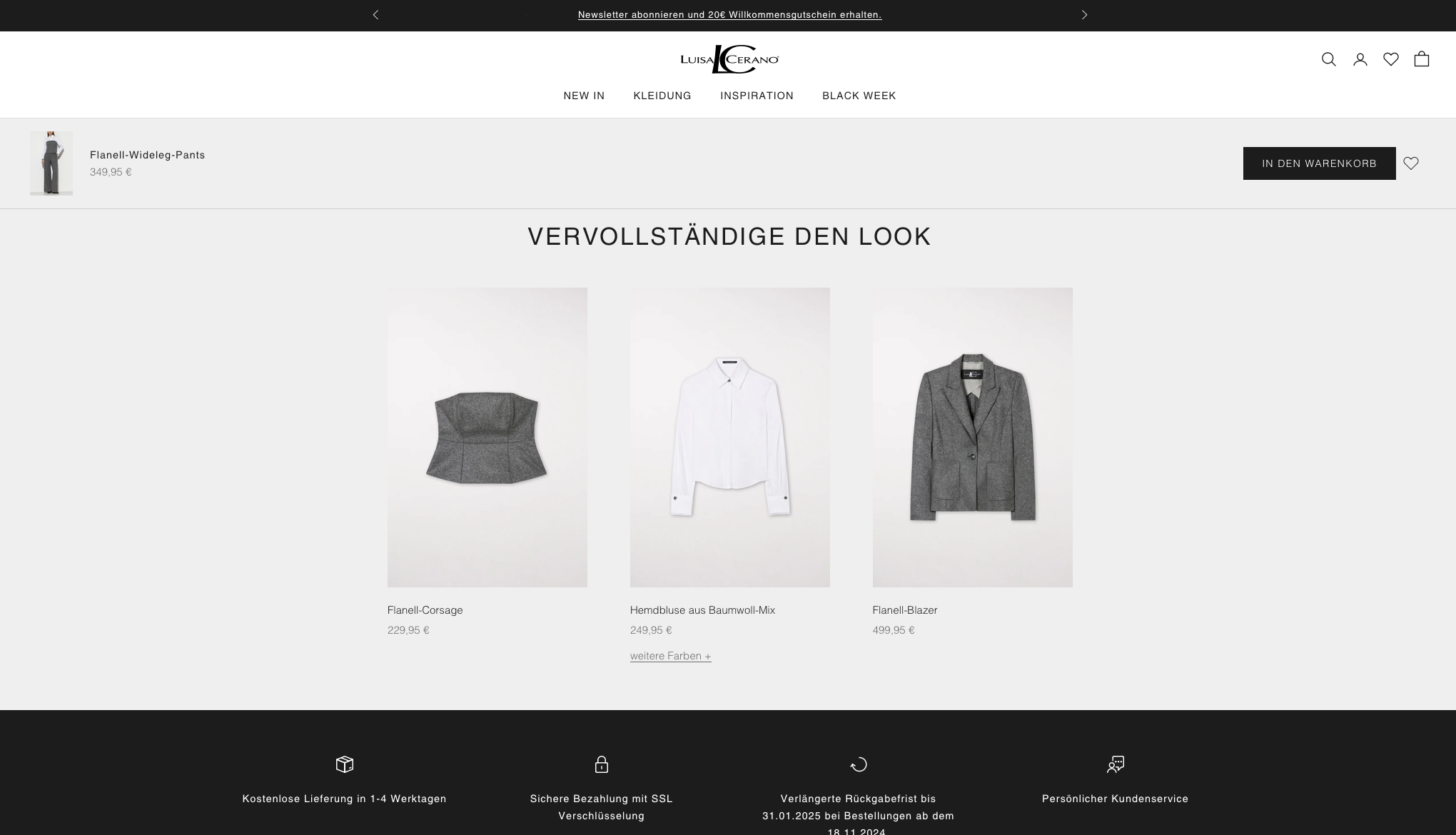Luisa Cerano - Crossselling auf den PDPs