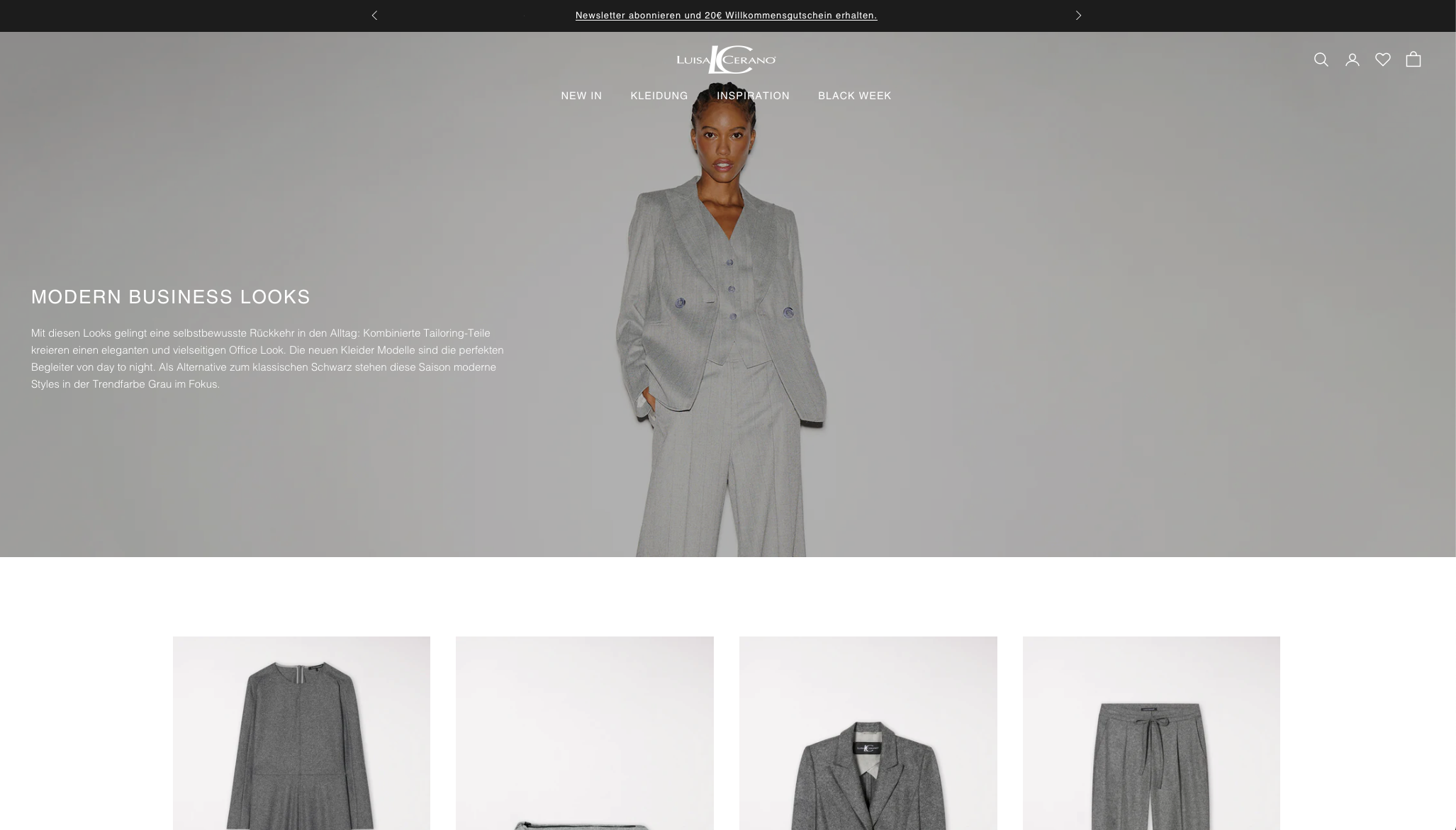 Luisa Cerano's Shop the Look Funktion