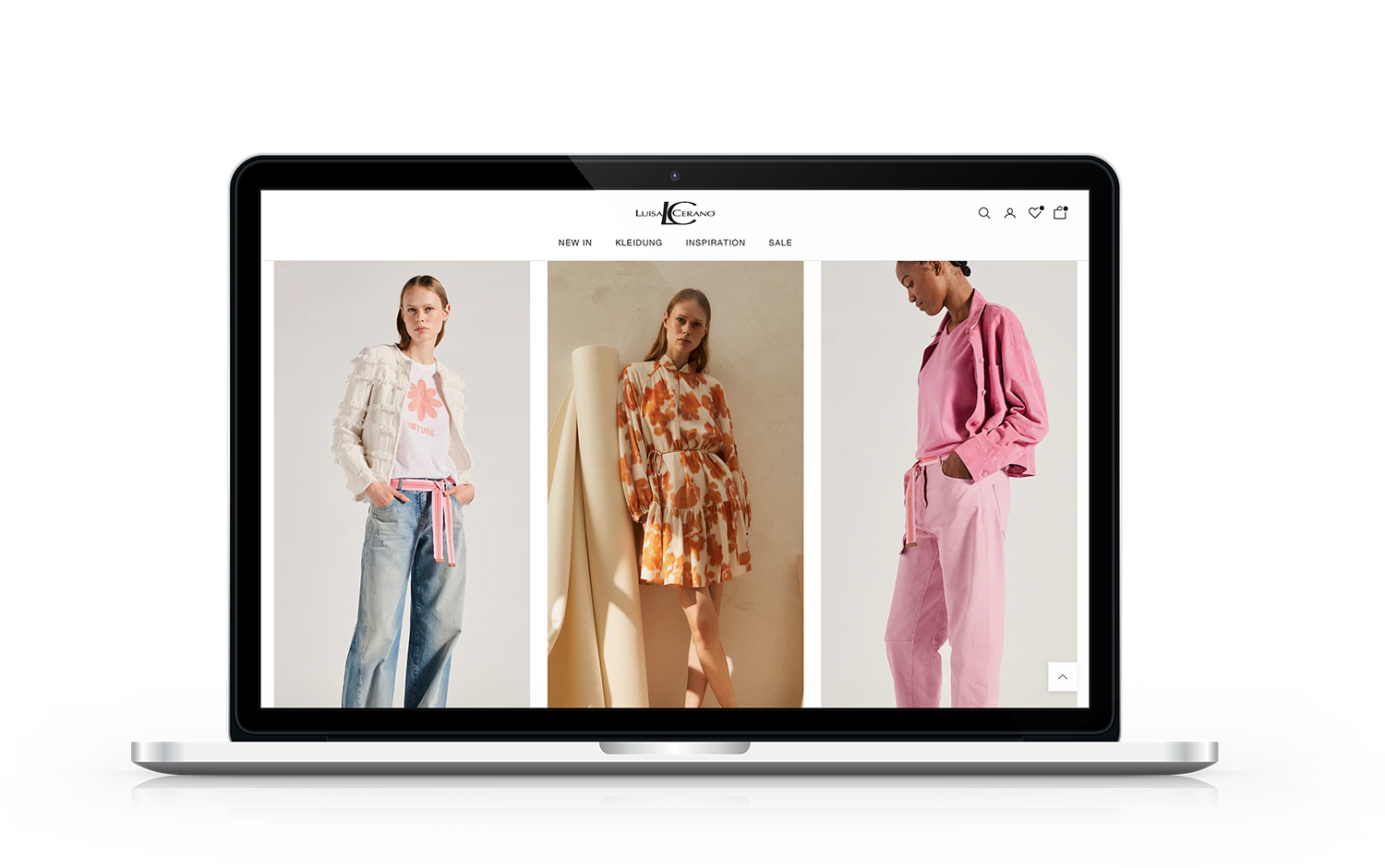 Luisa Cerano Onlineshop auf Shopify