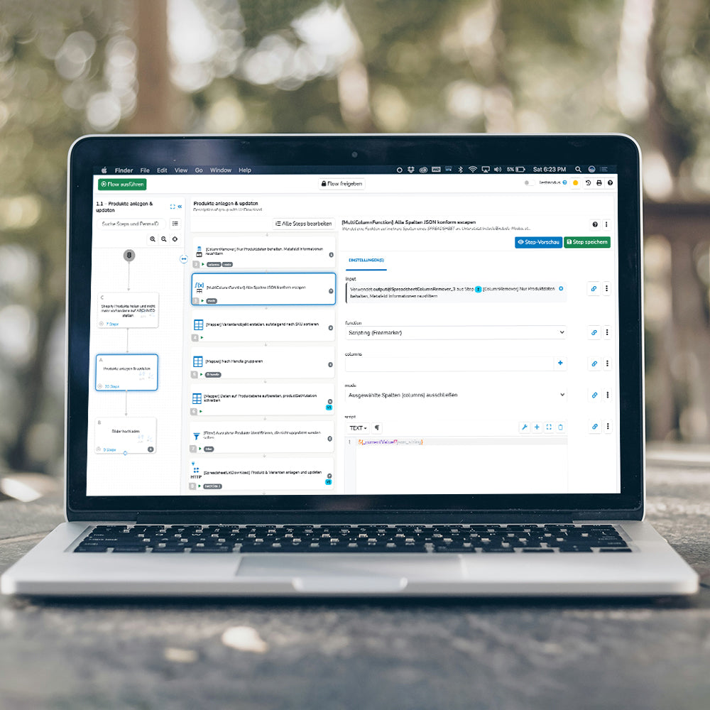 Schnittstelle für Shopify Synesty